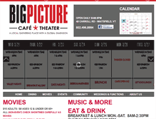 Tablet Screenshot of bigpicturetheater.info